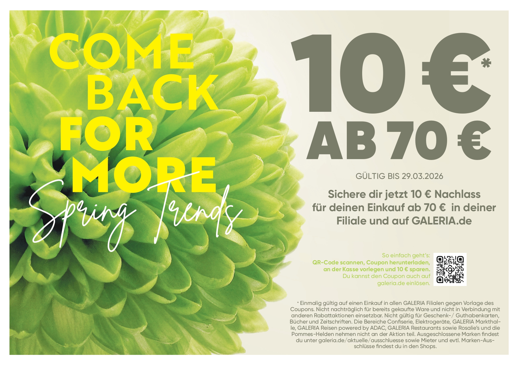 Payback Power Weeks bei Galeria