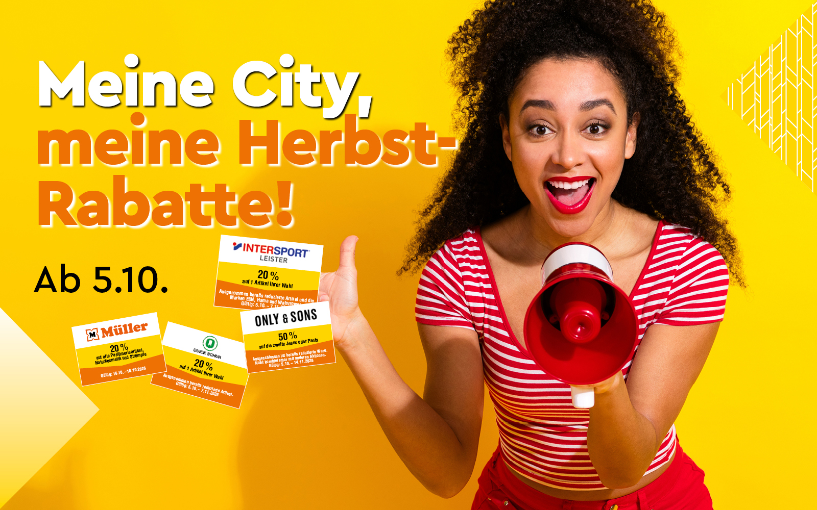 Meine City, meine Herbstrabatte
