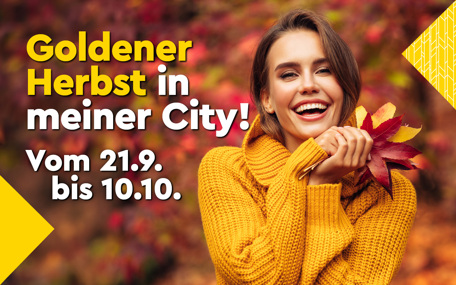 Goldener Herbst in der City Galerie Aschaffenburg