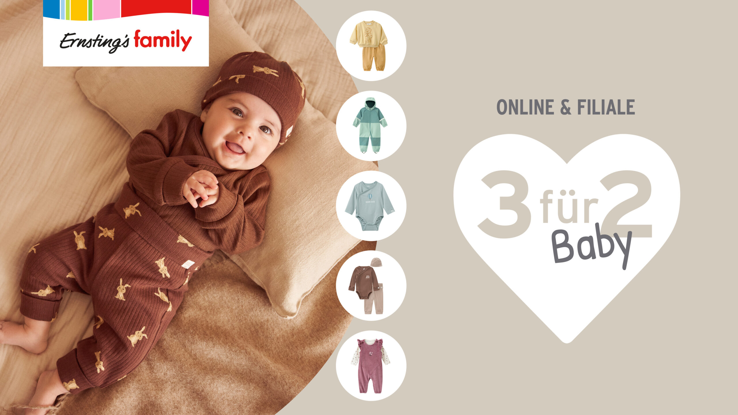 Alles fürs Baby bei Ernsting's family