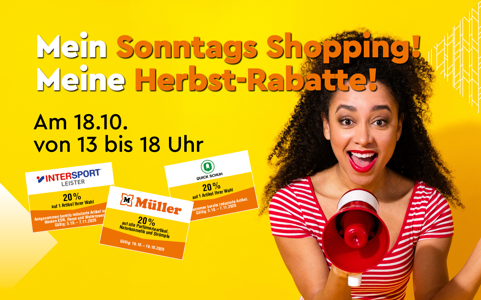 Verkaufsoffener Sonntag am 18. Oktober